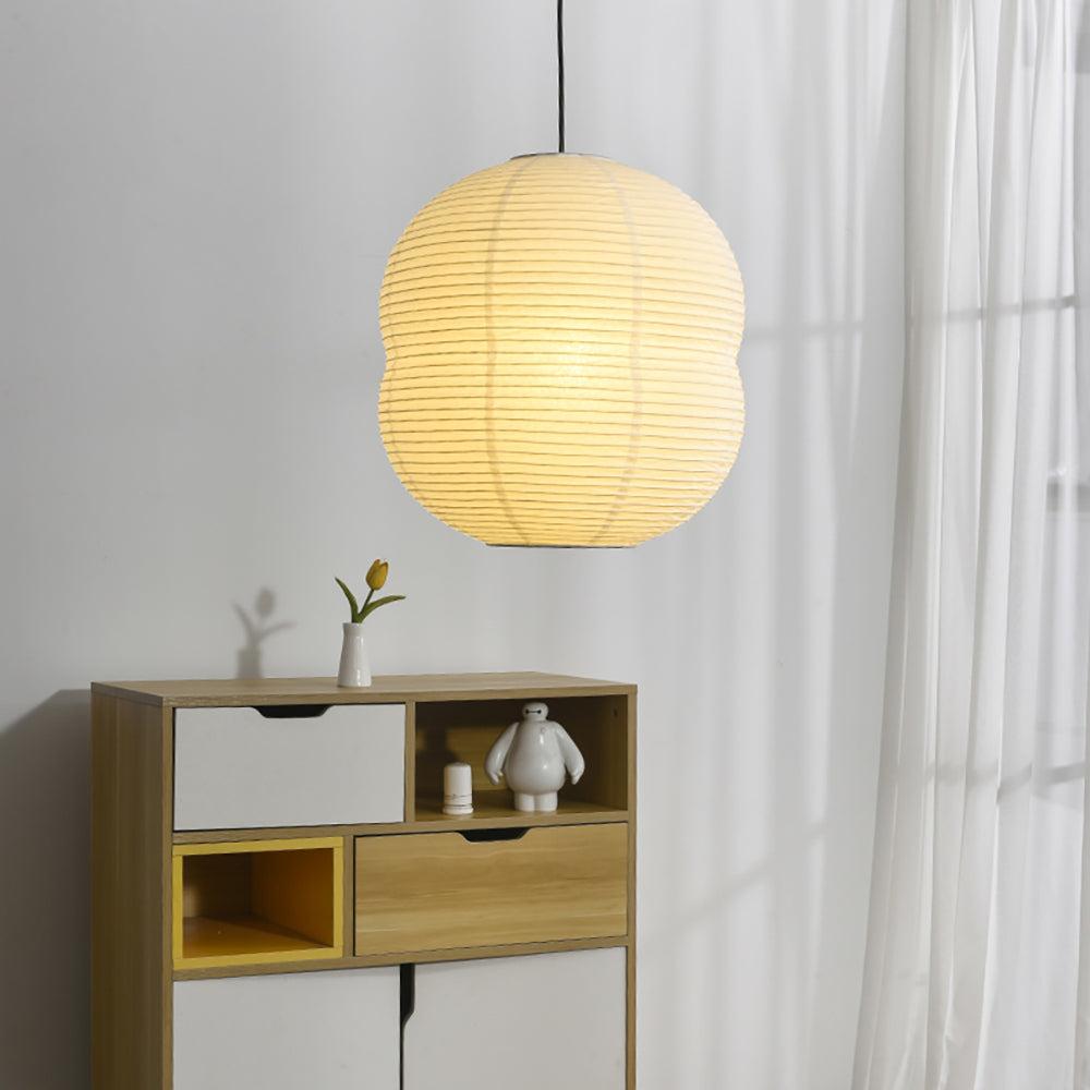 Washi Papier Mini Hanglamp - Unieke Japanse Stijl Hanglamp voor Slaapkamer of Woonkamer