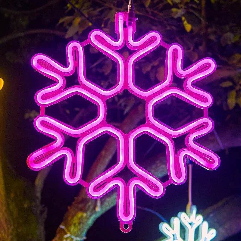 Waterdichte Sneeuwvlok Lamp LED - Koperdraad Sfeer