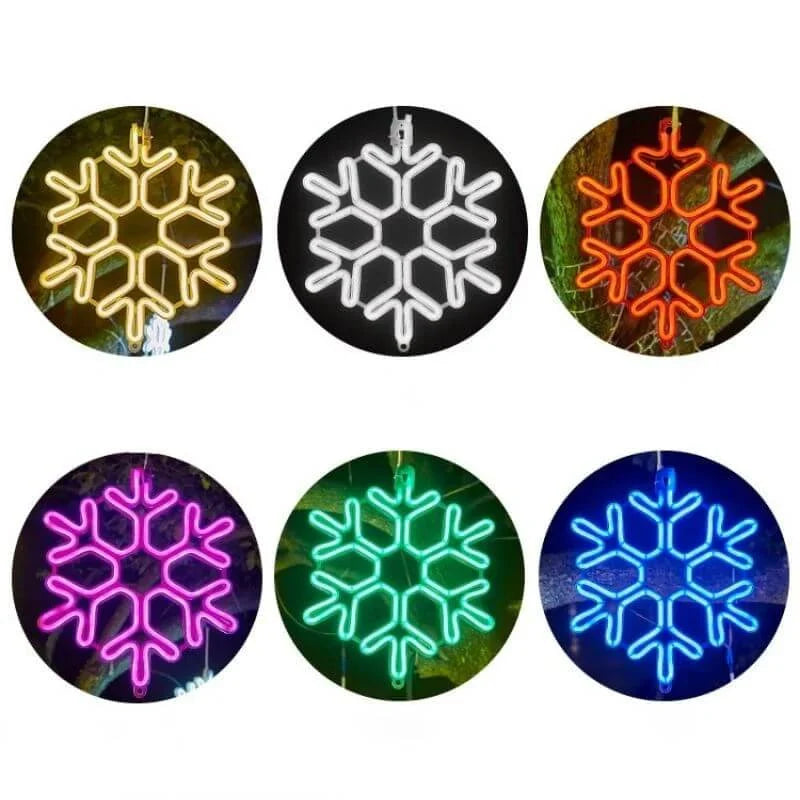 Waterdichte Sneeuwvlok Lamp LED - Koperdraad Sfeer