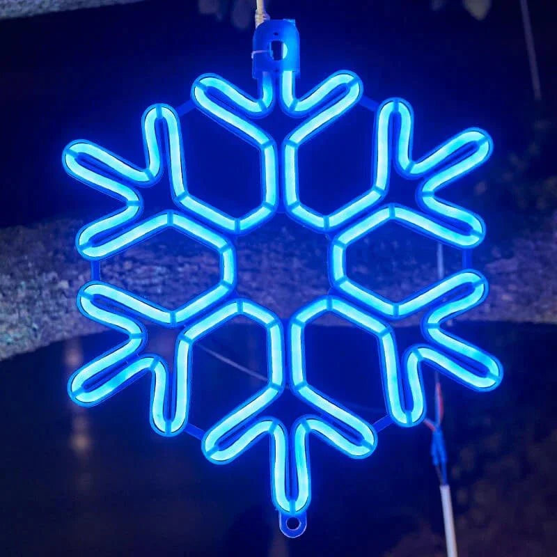 Waterdichte Sneeuwvlok Lamp LED - Koperdraad Sfeer