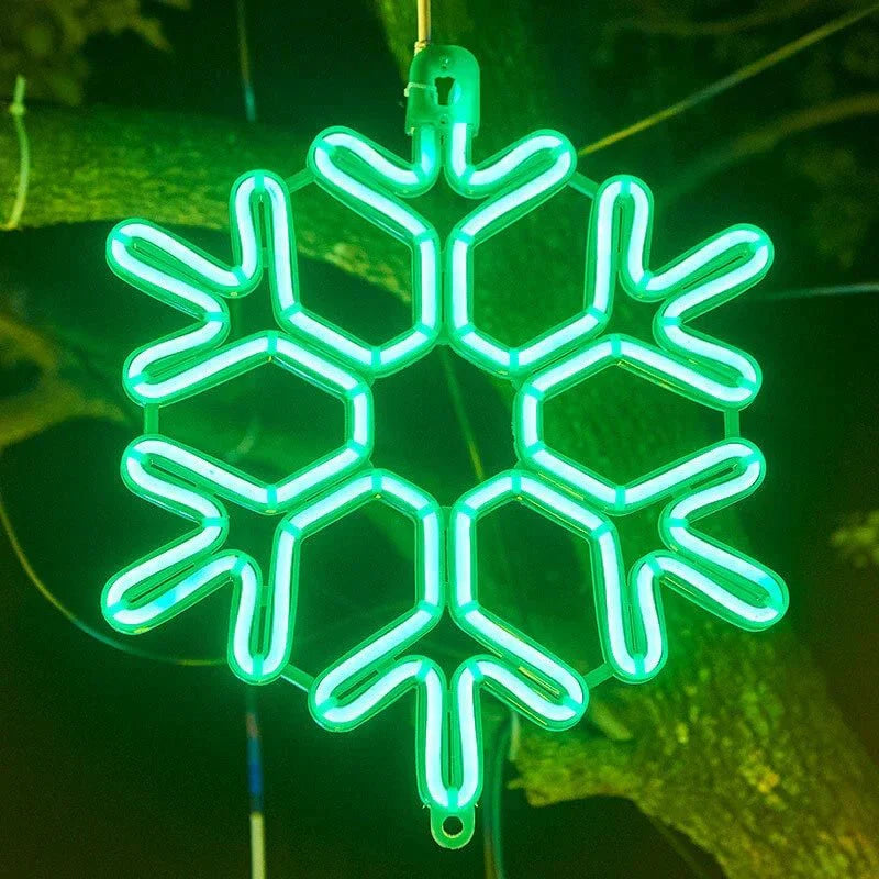 Waterdichte Sneeuwvlok Lamp LED - Koperdraad Sfeer