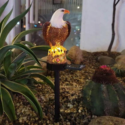 GardenOwl - Waterdichte LED Tuinlamp met Uilendecoratie