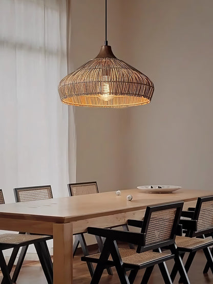 Rieten Rotan Hanglamp | Natuurlijke en Sfeervolle Verlichting