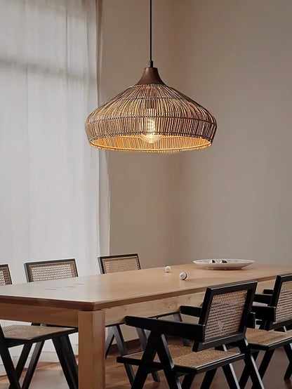 Rieten Rotan Hanglamp | Natuurlijke en Sfeervolle Verlichting