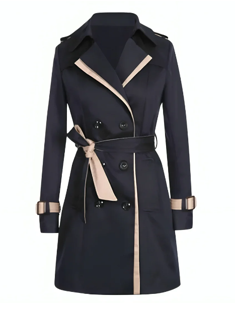 Willow Dames Trenchcoat met Ceintuur Lang