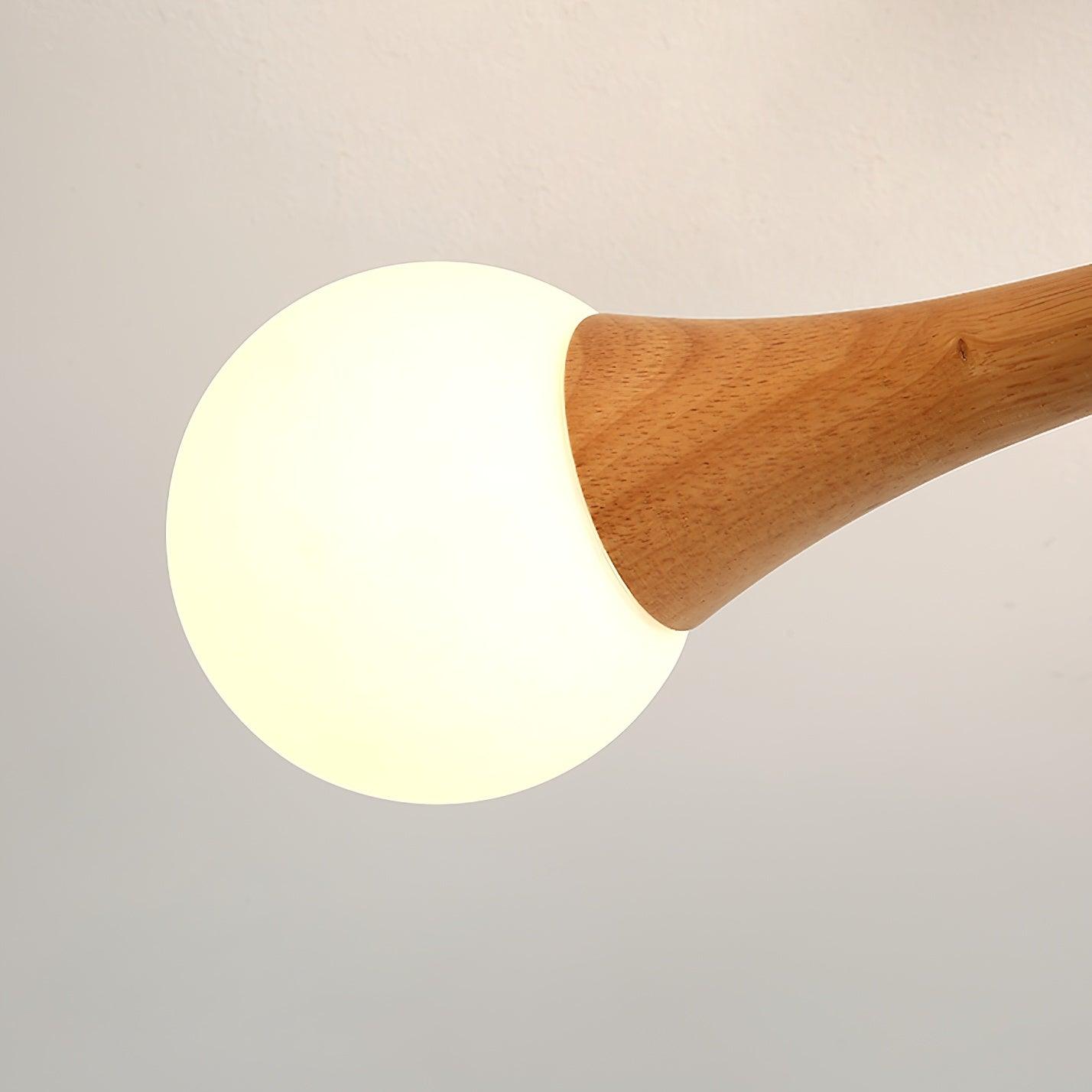 Luna - Elegante Houten Hanglamp voor Natuurlijke en Warme Verlichting