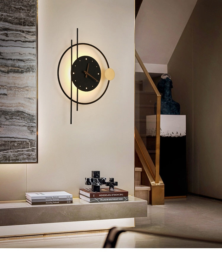 Tranquillo Stijlvolle Wandlamp Klok Design