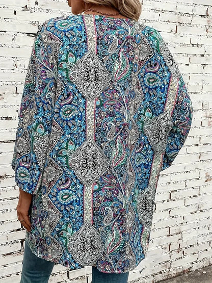 Zomerse Dames Overshirt - Bloemenprint Helena