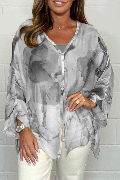 Zomerse Damesblouse Angie van Chiffon