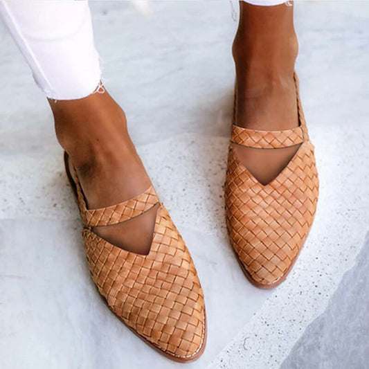 Zomerse Gevlochten Damessandalen - Elegant Comfort