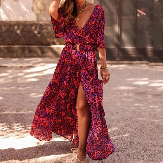Zomerse Maxi Wikkeljurk Kimmy