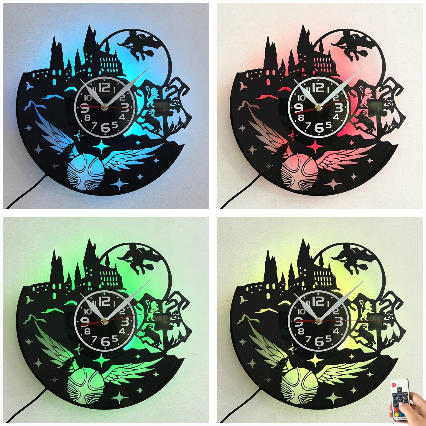 Dapper Stille LED Vinyl Wanddecoratie