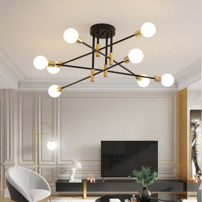 ORBITA Glazen Bolkroon | Luxe Hanglamp met Elegant Ontwerp