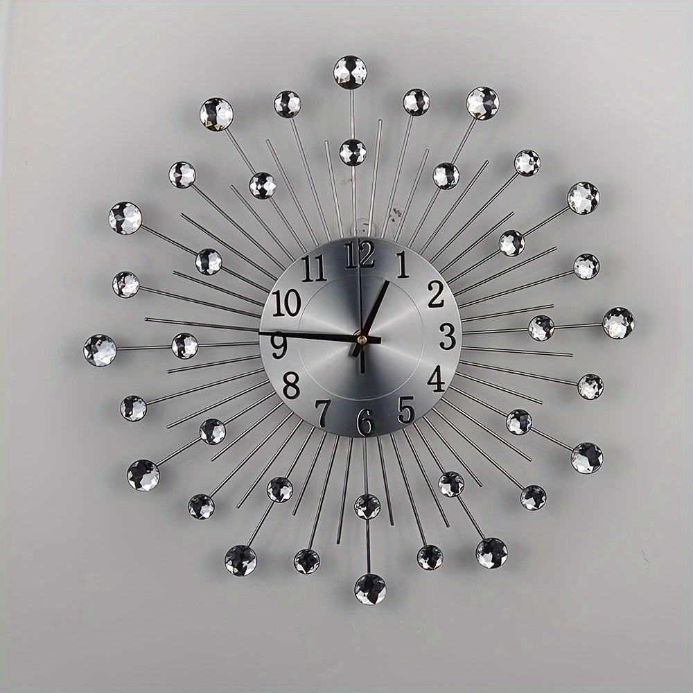 Cobalto Elegante Reloj de Pared con Cristales