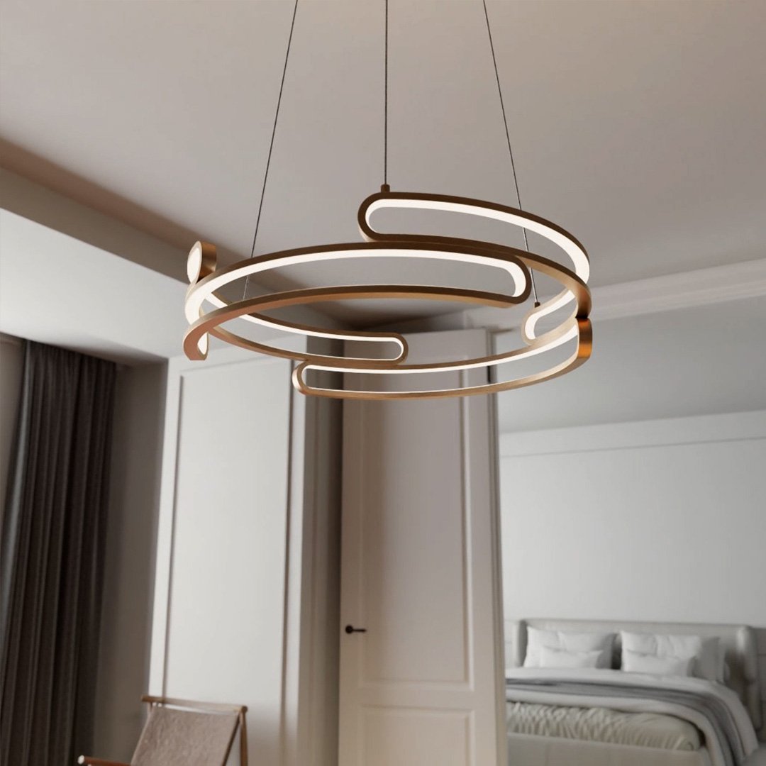 Metalis - Elegante lámpara colgante de metal para interiores modernos