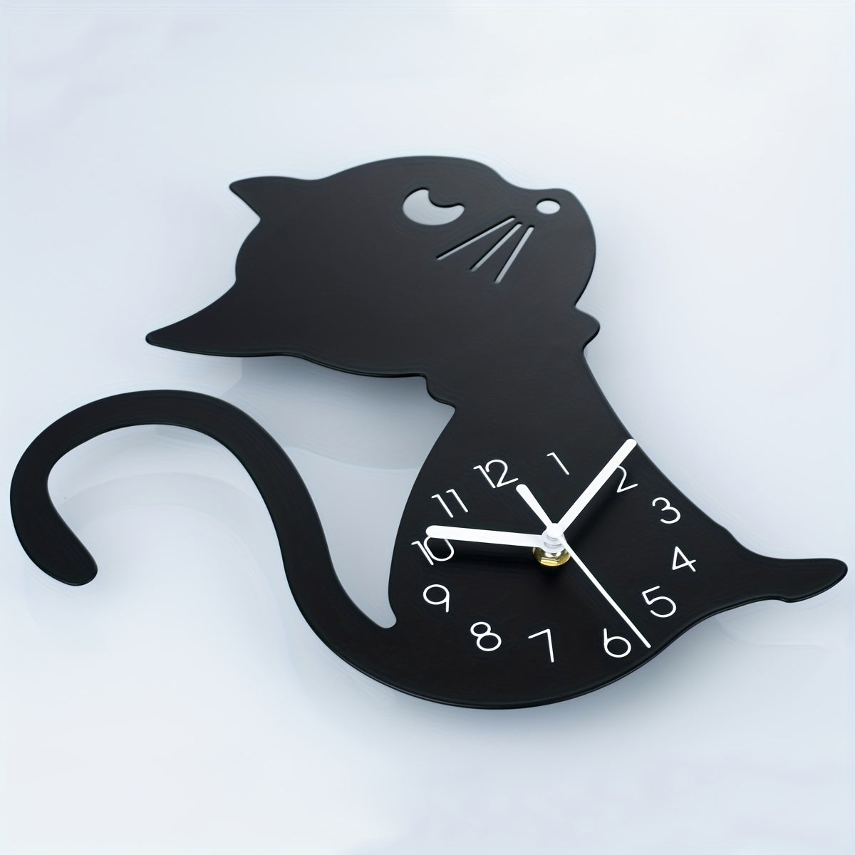 Horloge murale de chat moderne et classique pour la décoration de la maison