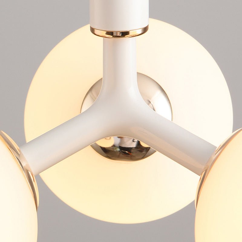 Luxe Glazen Hanglamp in Noorse Stijl | Elegante Scandinavische Verlichting