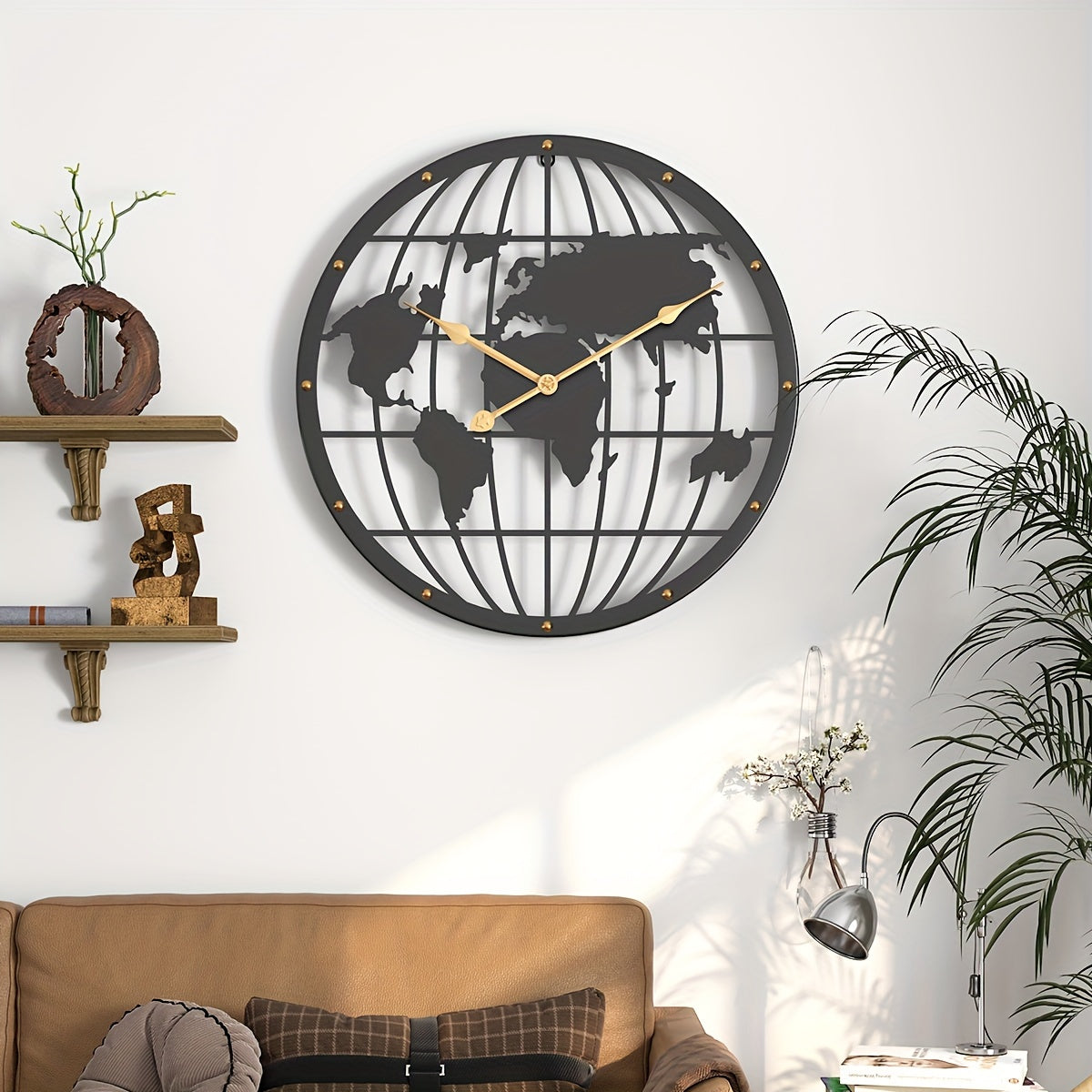 Calme el elegante reloj de pared para un interior moderno