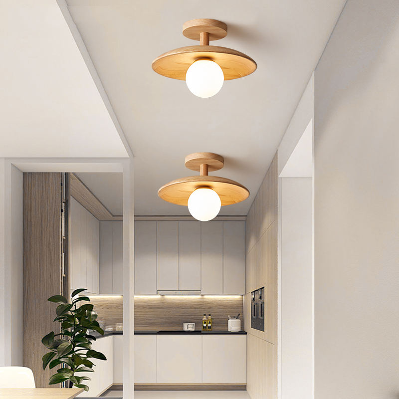 ZenGlow™ – Japanse Plafondlamp met Traditioneel Design