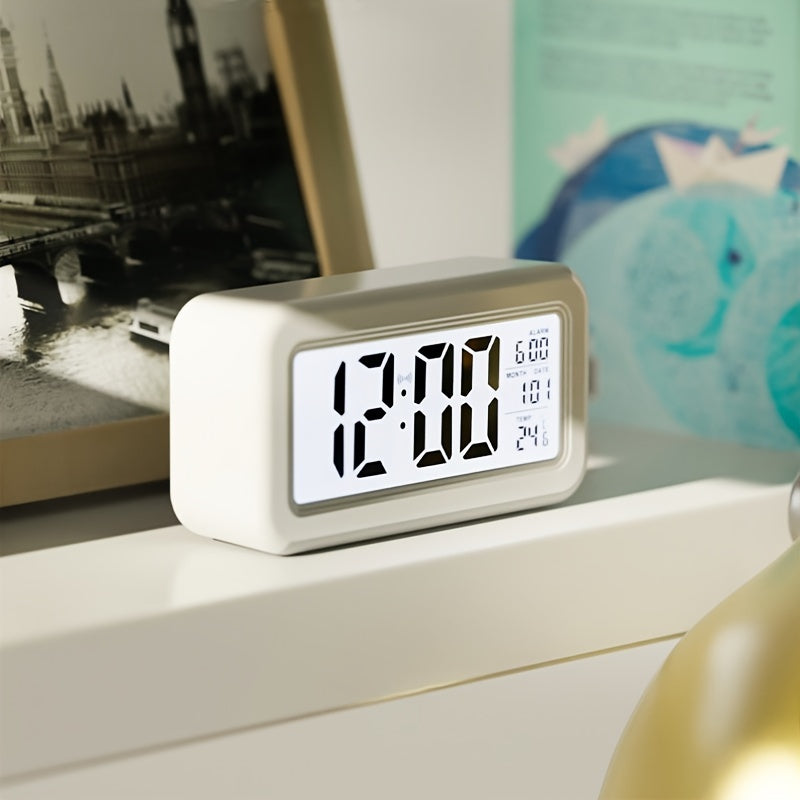 Reloj despertador digital Tampa con pantalla de temperatura