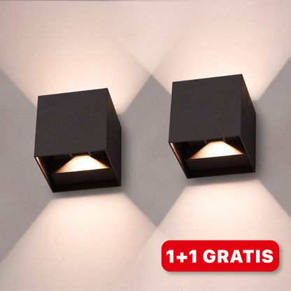 LED Cube Wandlampen | 1+1 Gratis | Moderne Buitenverlichting