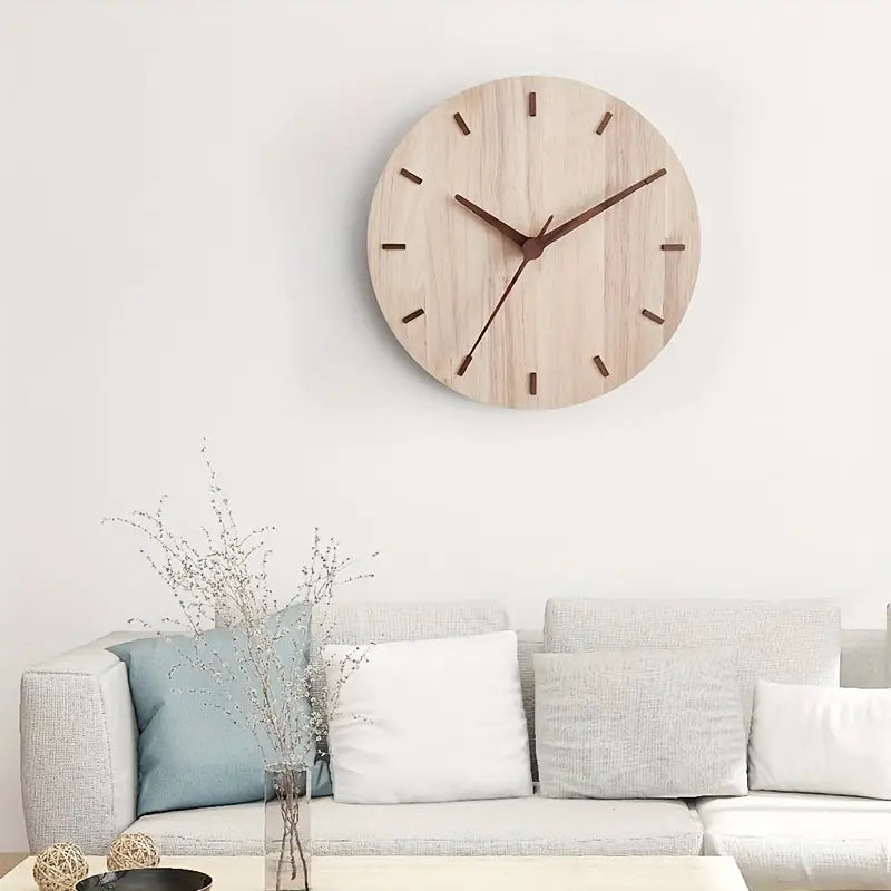 Reloj de pared minimalista elegante de zafiro