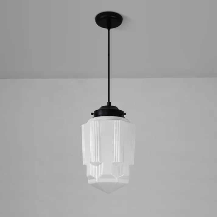 Stijlvolle Geometrische Hanglamp in Mat Glas