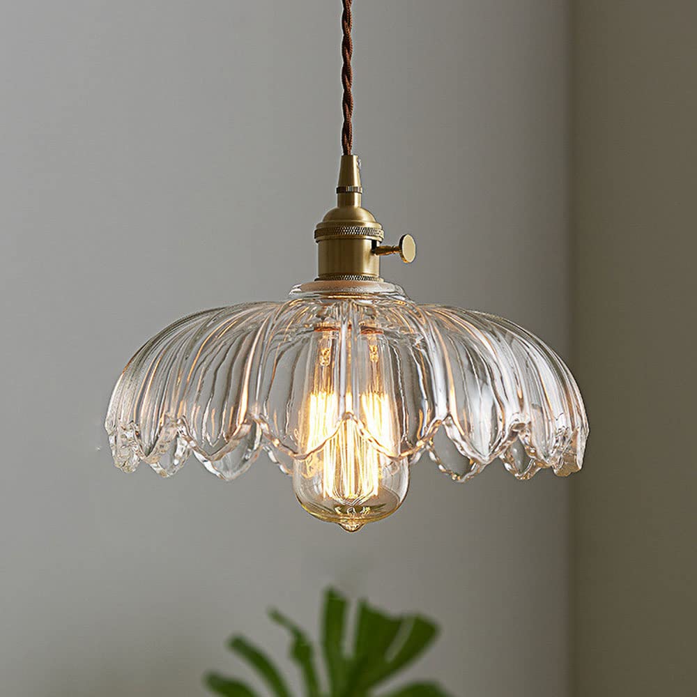 VINTAGE BLOEM Hanglamp – Glazen Plafondlamp