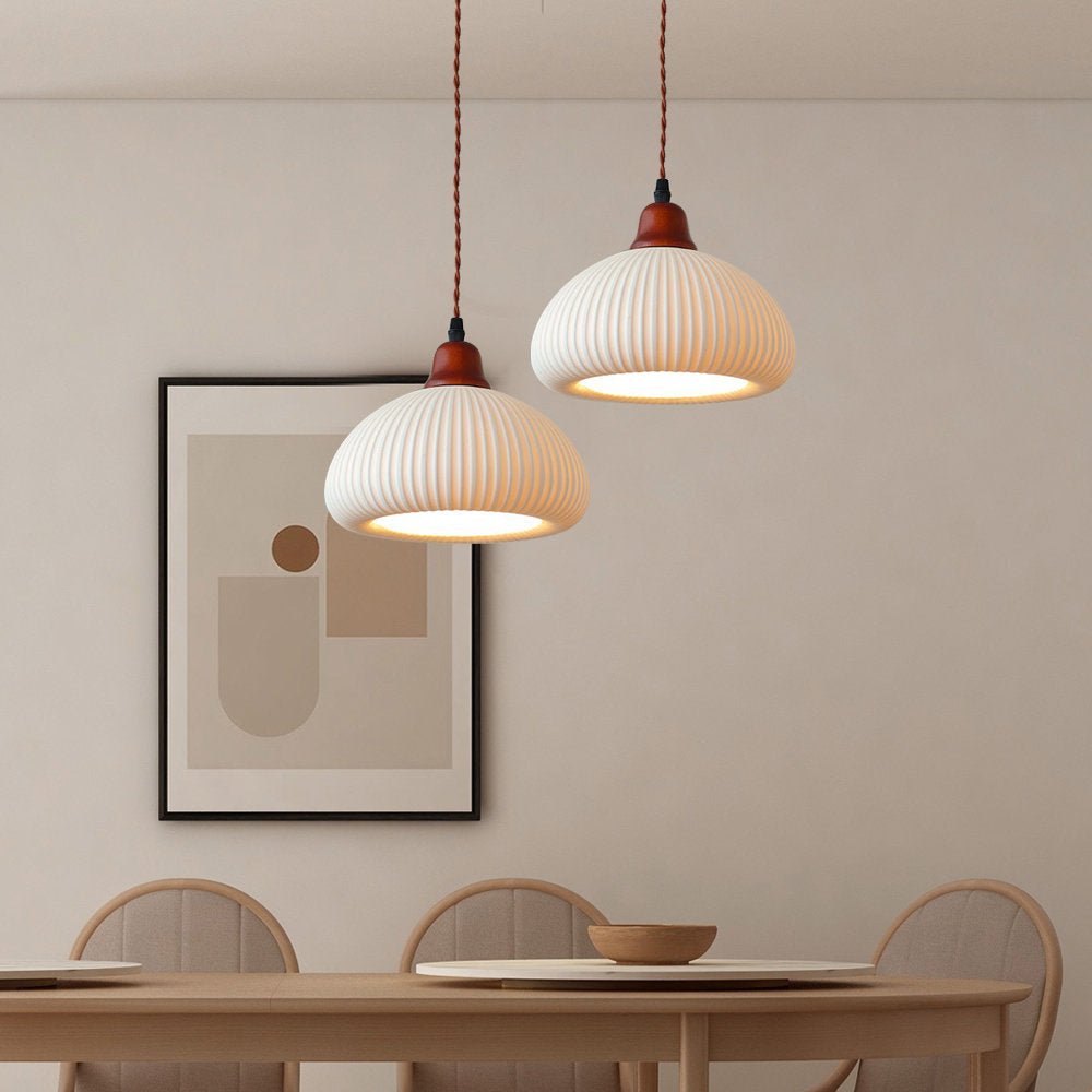 Hanglamp Keramisch Wit | Minimalistische en Elegante Verlichting