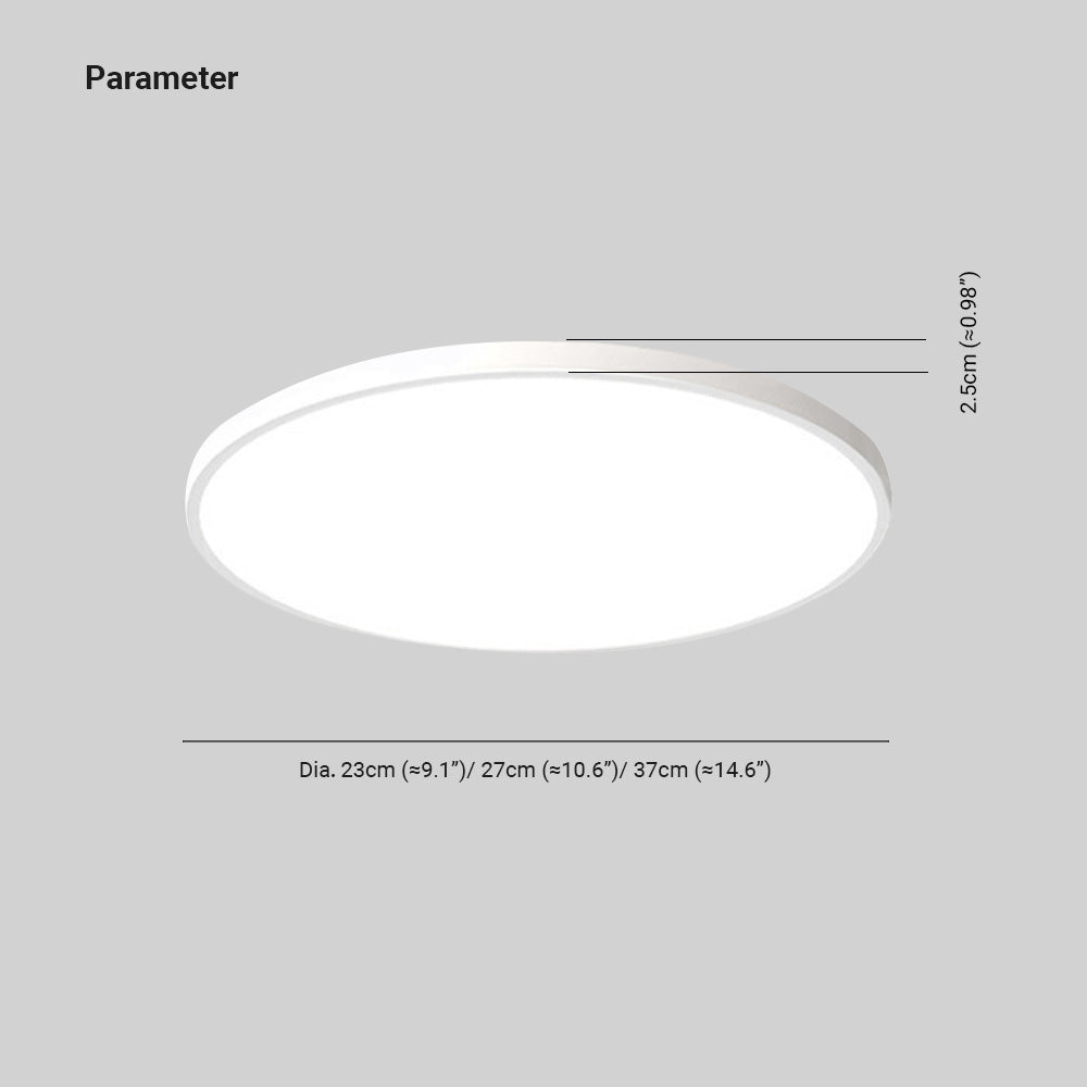 Quinn - Strakke Ronde LED Plafondlampen