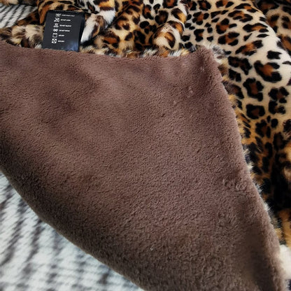 Leopard Luxe – Fijn Faux-Fur Dekentje