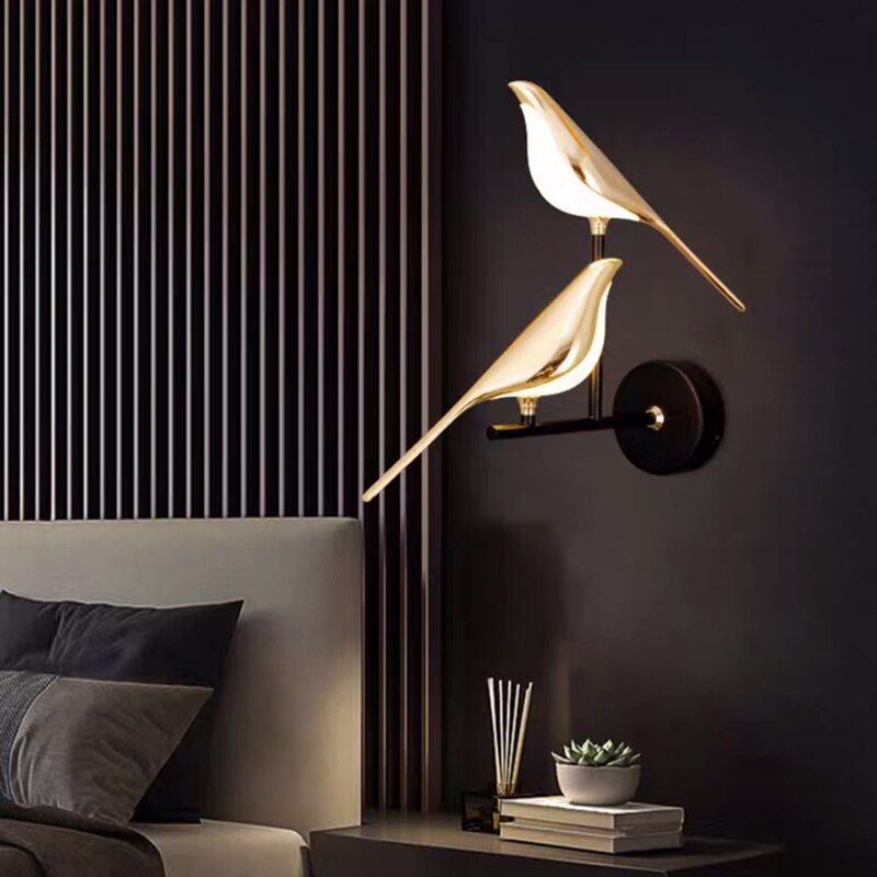 ScandiBird – Applique murale scandinave LED oiseau pour un éclairage unique