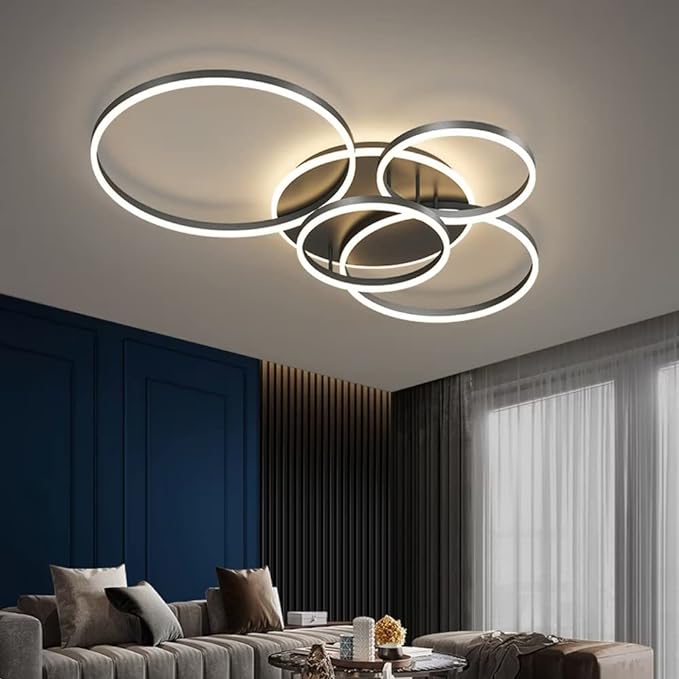 Lámpara de techo moderna negra: iluminación elegante para cada habitación