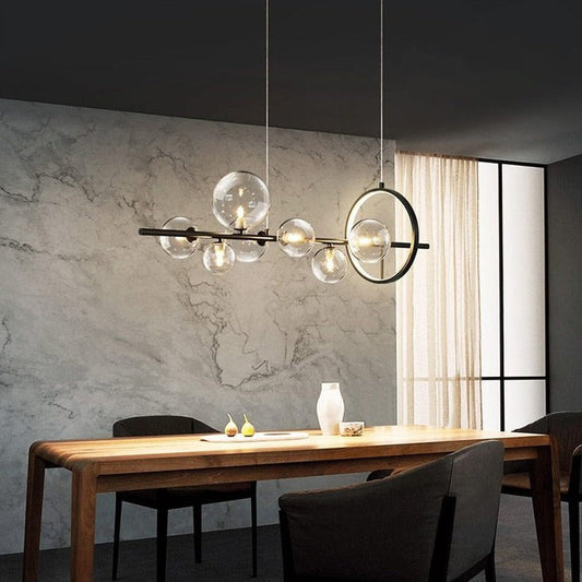 Glambiance - Luxe Mondgeblazen Hanglamp voor Elegante Verlichting