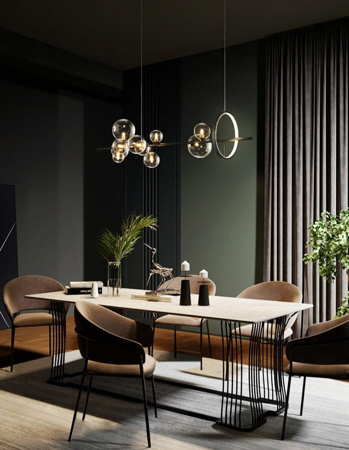 Glambiance - Luxe Mondgeblazen Hanglamp voor Elegante Verlichting