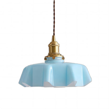 FloralRetro™ – Crème Glazen Bloemvormige Hanglamp